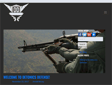 Tablet Screenshot of detonicsdefense.com